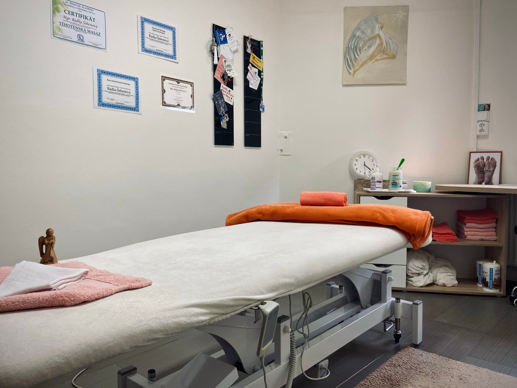 Interiér studia - detail